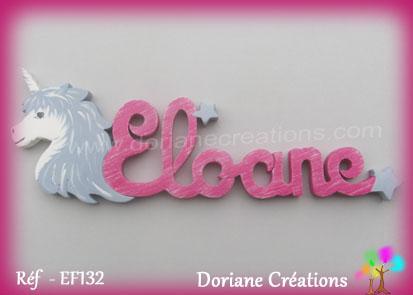 Prenom bois eloane licorne